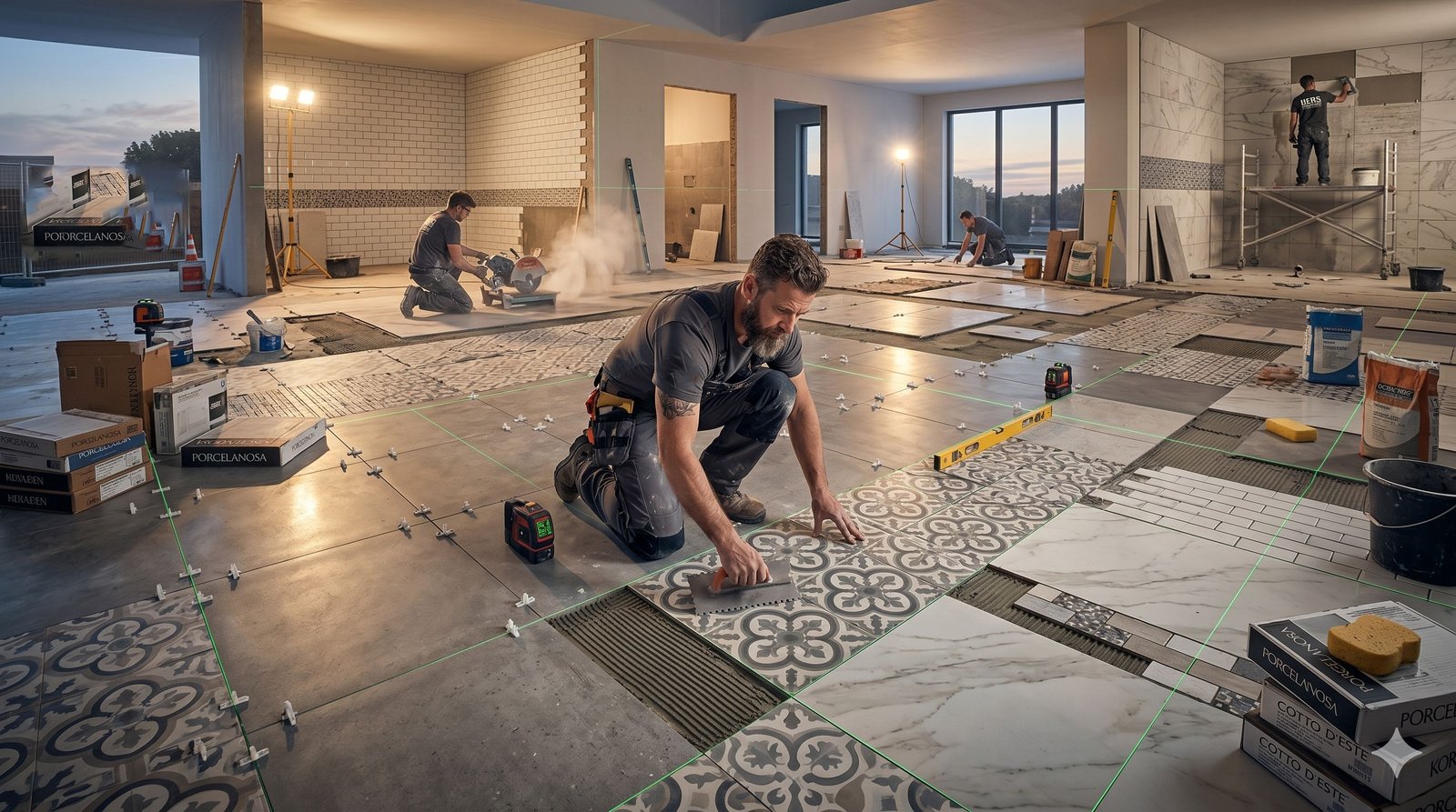 Premium Floor & Wall Tiling Contractors in Dubai